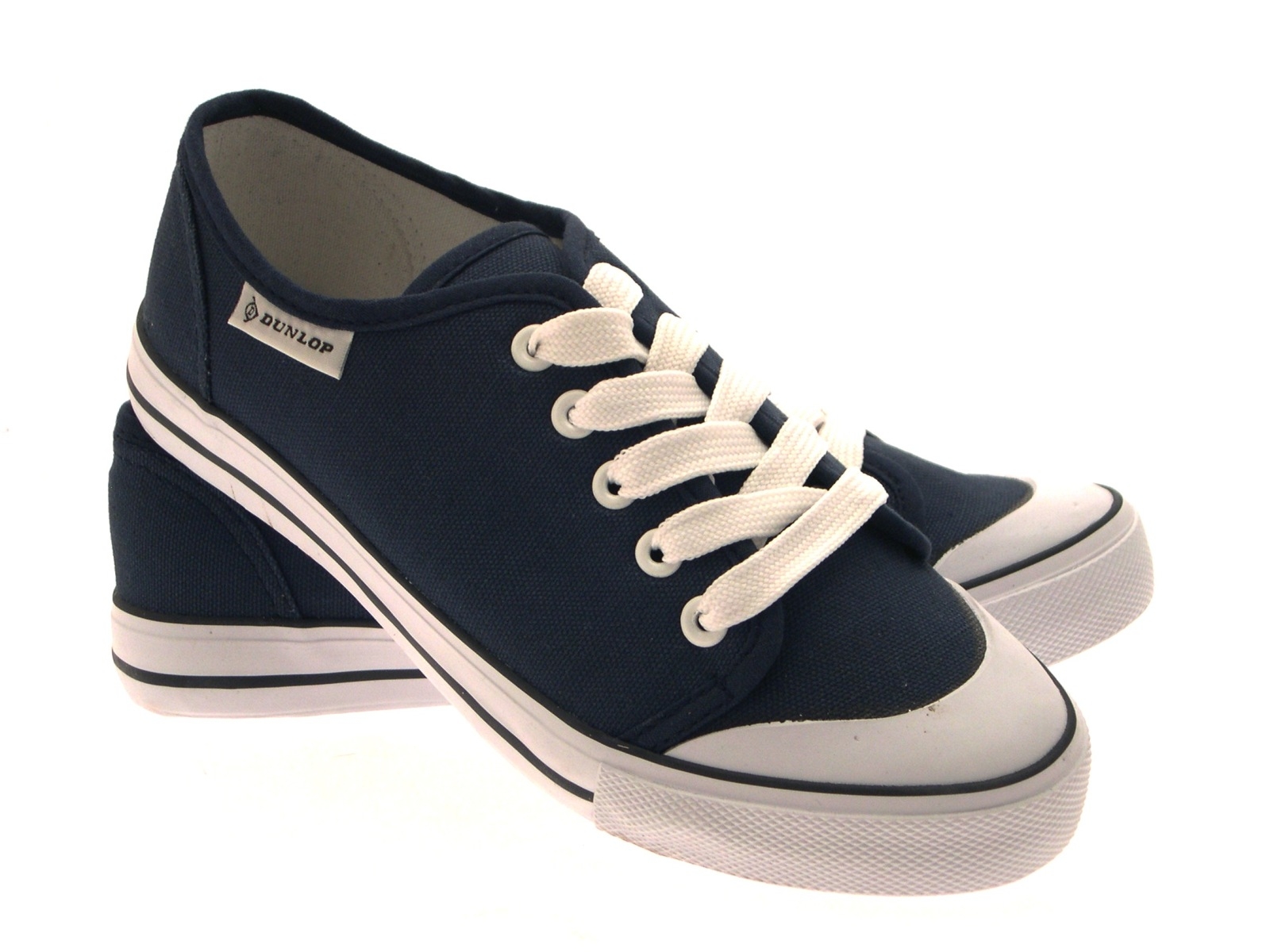 dunlop lace up plimsolls